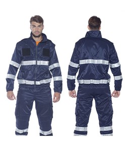 Giacca con bande rifrangenti Giacca con bande rifrangenti