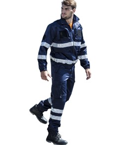 Giacca con bande rifrangenti Giacca con bande rifrangenti