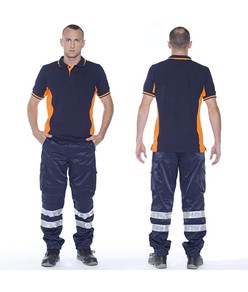 Pantalone con bande rifrangenti