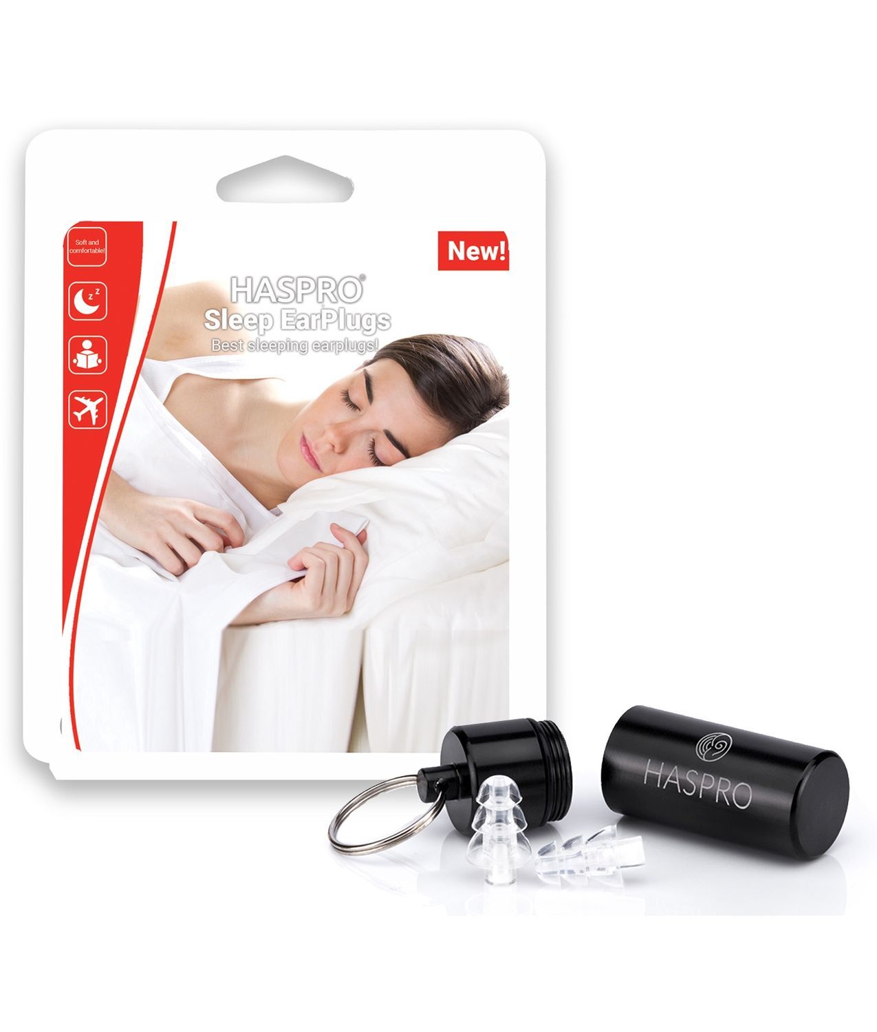 Tappi auricolari per dormire Haspro