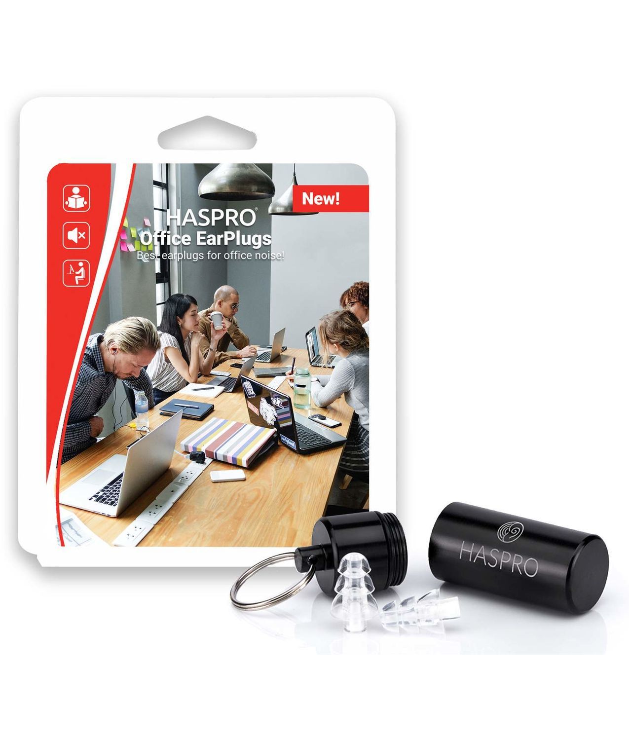 Tappi auricolari per ufficio e studio Haspro