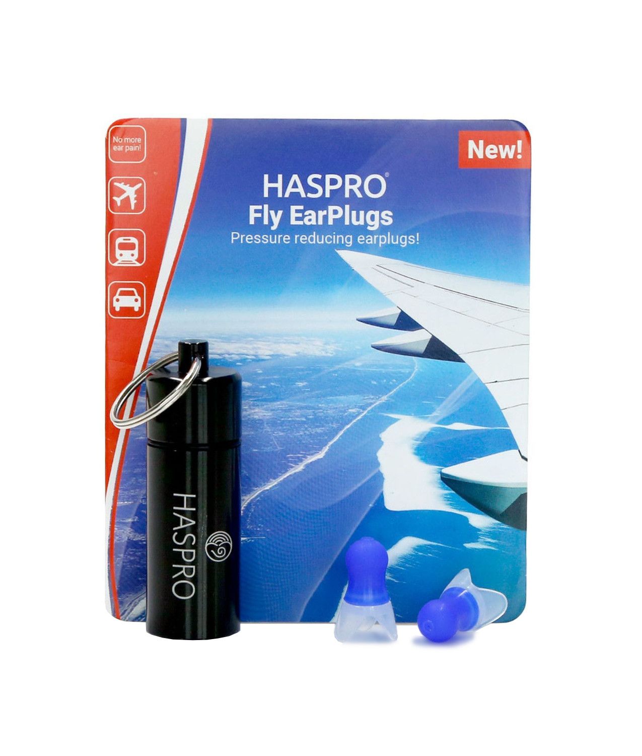 Tappi auricolari per viaggi in aereo Haspro