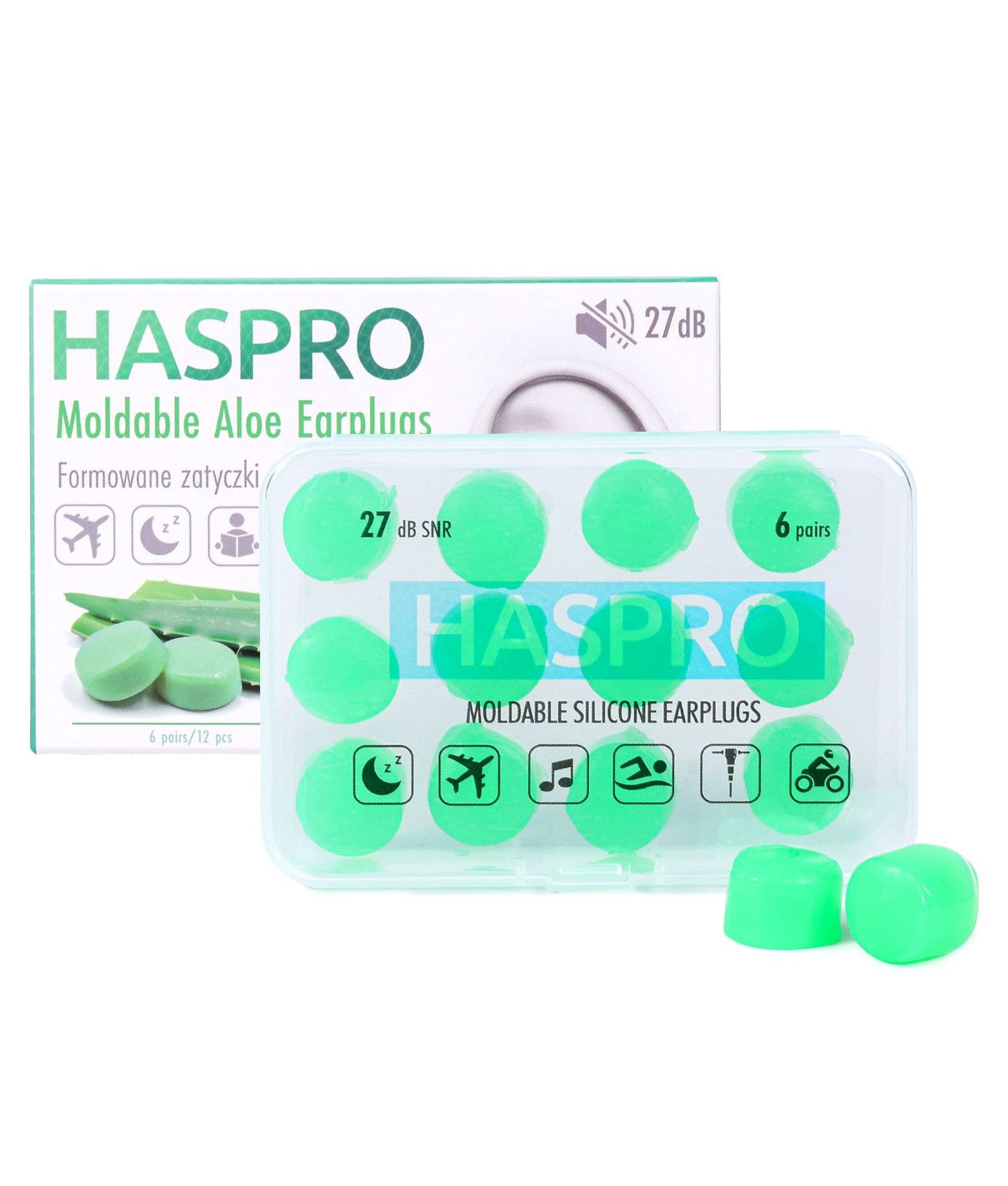 di tappi waterproof Haspro MOLD ALOE 6P