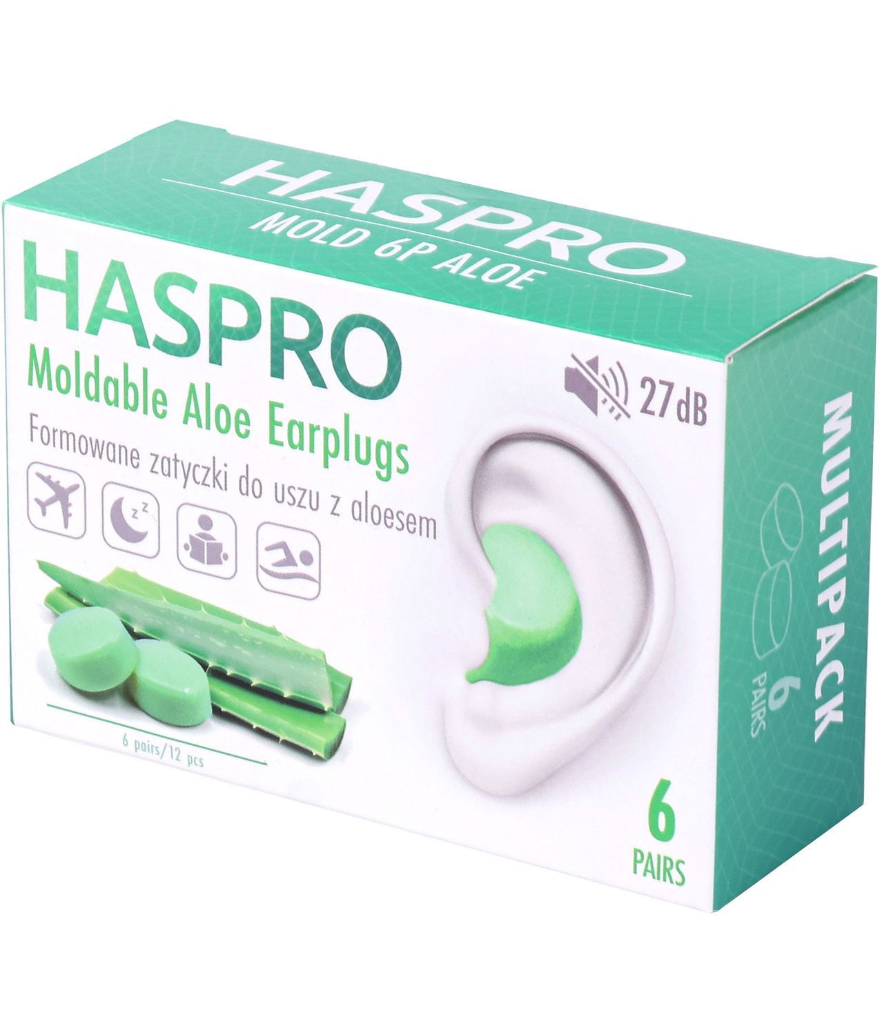 di tappi waterproof Haspro MOLD ALOE 6P