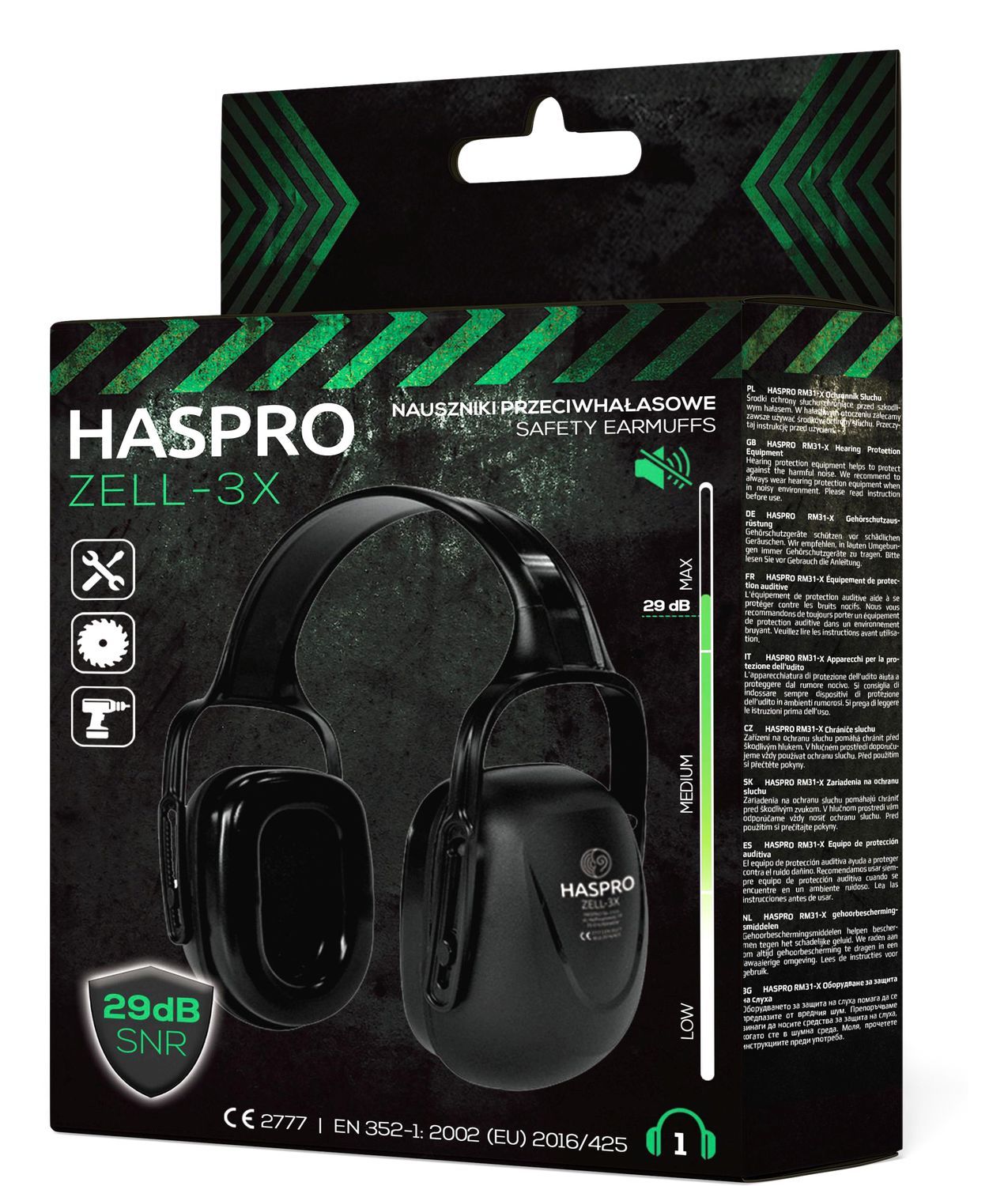 Cuffie antirumore Haspro ZELL 3X