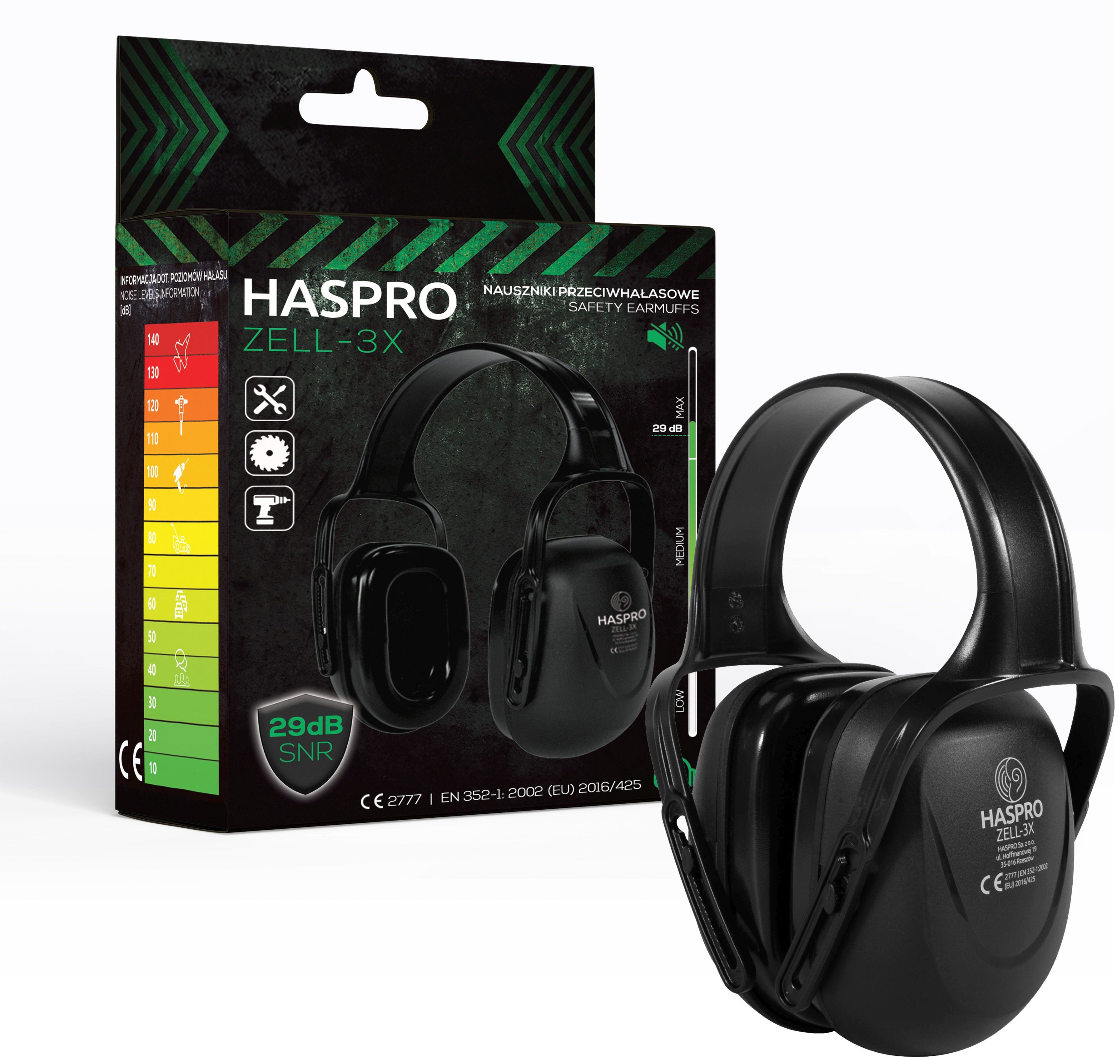 Cuffie antirumore Haspro ZELL 3X