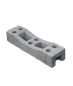 Basamento in CLS per recinzione metallica da cantiere Safemax