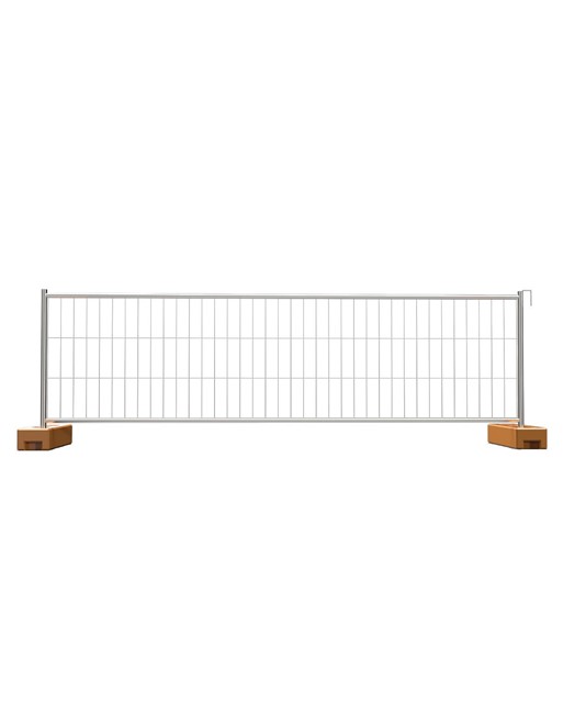 Pannelli per recinzioni mobili in tubo e rete zincati Safemax