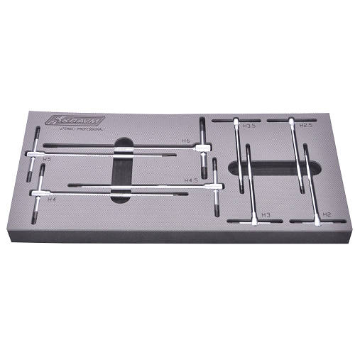 Set 8 chiavi esagonali a T LTF