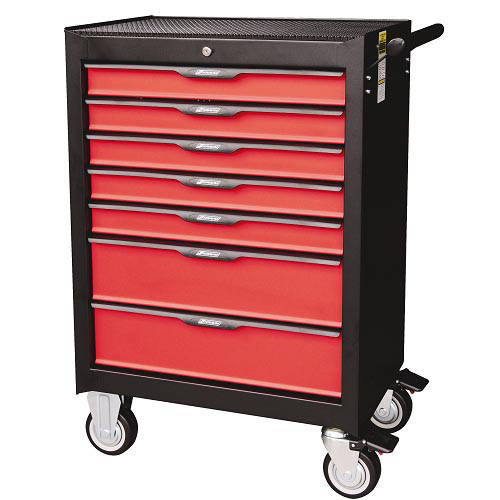 Carrello da officina con bloccaggio su due ruote e lamiera doppio spessore