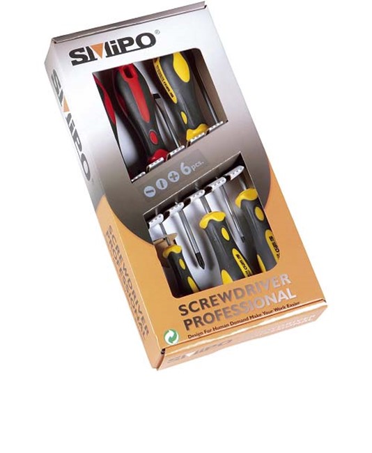 Assortimento giraviti con foro 5 pezzi tamper resistant Kravm SERE S TORX Assortimento giraviti con foro 5 pezzi tamper resistant Kravm SERE S TORX