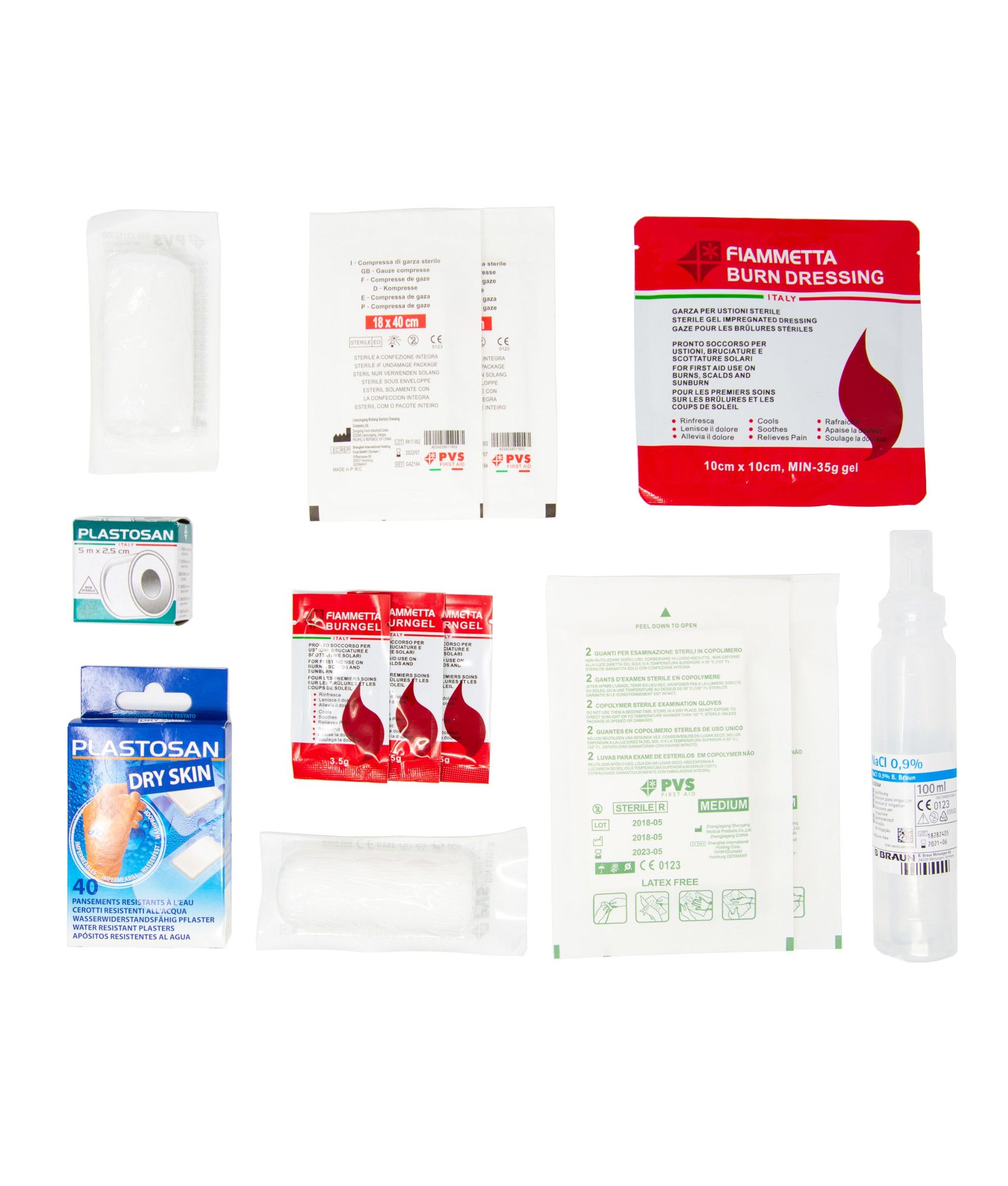 Kit basic per ustioni  Burn Care