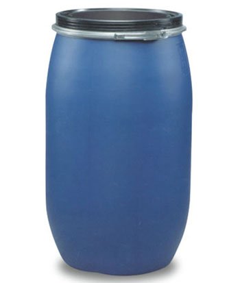 Fusto in plastica 220 litri omologato ONU