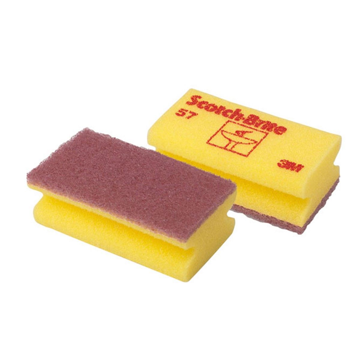 Accoppiati spugne salvavita delicato 3M Scotch-Brite™