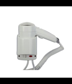 Asciugacapelli con base a muro per uso alberghiero Medial Yul Basic