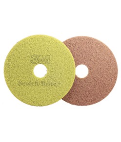 Dischi per la pulizia e lucidatura di marmo, graniglia e superfici resilienti 3M Scotch-Brite Disco Ocra