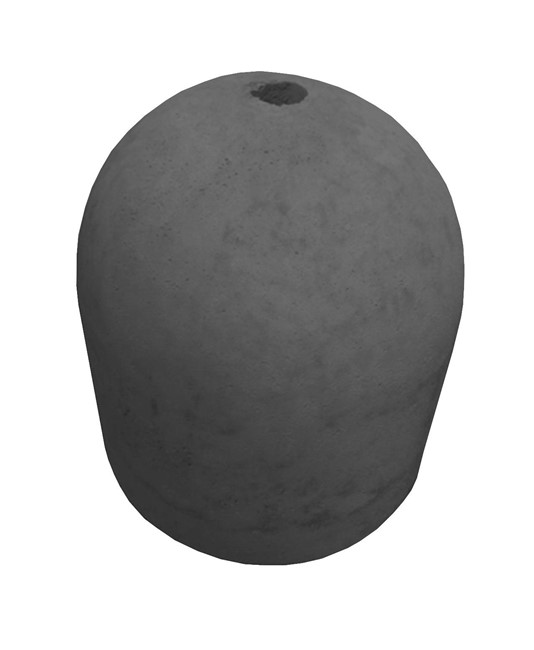 Panettone stradale in cemento  con foro per palo Panettone stradale in cemento  con foro per palo