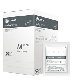 guanti monouso sterili in lattice Mercator Santex Sterile