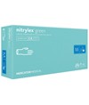 guanti in nitrile senza polvere Mercator Nytrilex green