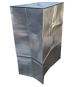 Cappuccio isotermico per pallet Safemax con materiale isolante termoriflettente Cappuccio isotermico per pallet Safemax con materiale isolante termoriflettente