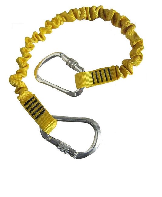 Fettuccia elastica con moschettoni Fettuccia elastica con moschettoni