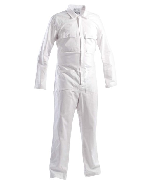 Tuta da lavoro in cotone P&P Loyal Standard Bianca Tuta da lavoro in cotone P&P Loyal Standard Bianca