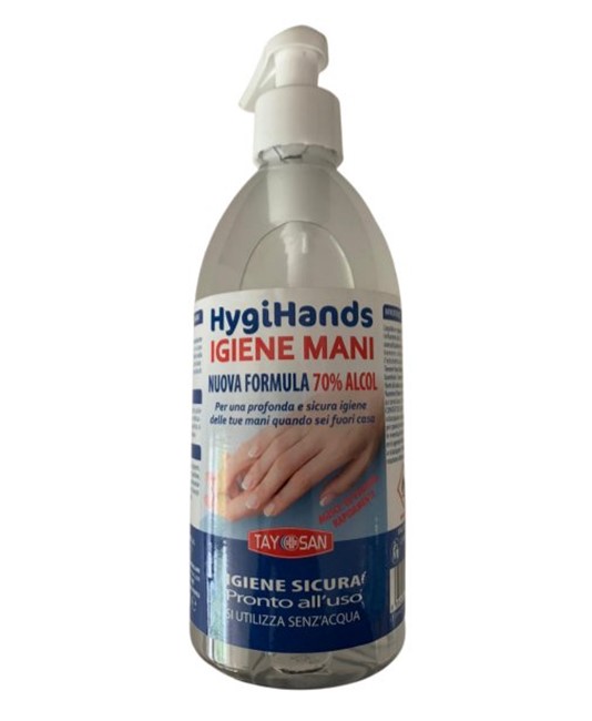 Gel mani igienizzante base alcol