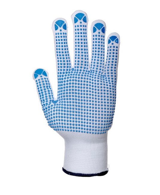di guanti da lavoro in Nylon palmo puntinato Portwest A110 di guanti da lavoro in Nylon palmo puntinato Portwest A110