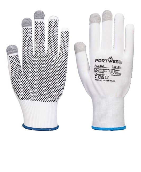 guanti touchscreen con puntini Portwest guanti touchscreen con puntini Portwest