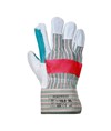 Guanti da lavoro in pelle martellata e cotone Portwest A229 Chrome Rigger Guanti da lavoro in pelle martellata e cotone Portwest A229 Chrome Rigger