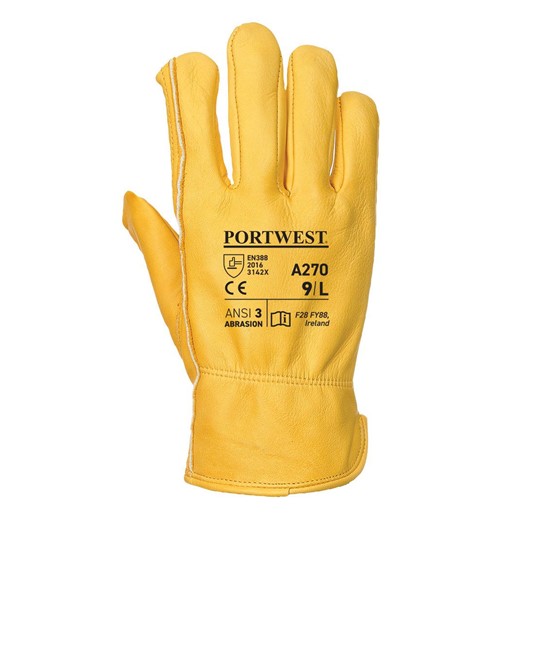 Guanti da lavoro in pelle antitaglio Portwest A270 Guanti da lavoro in pelle antitaglio Portwest A270