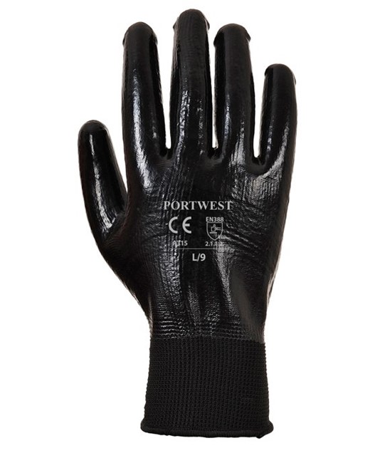 guanti da lavoro nylon con spalmatura completa in nitrile guanti da lavoro nylon con spalmatura completa in nitrile