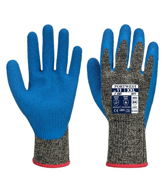 Guanti antitaglio in lattice aramide Portwest A611