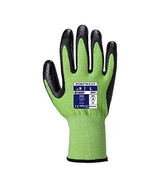 Guanti antitaglio palmo spalmato nitrile Portwest A645 Guanti antitaglio palmo spalmato nitrile Portwest A645