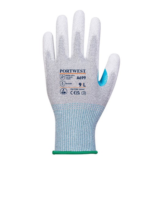 guanti antitaglio con palmo in PU Portwest A699 guanti antitaglio con palmo in PU Portwest A699
