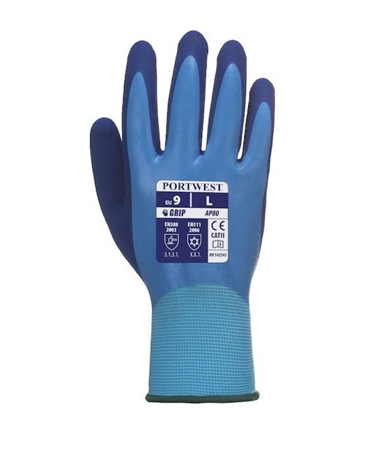 Guanti da lavoro impermeabili in lattice Portwest AP80 Guanti da lavoro impermeabili in lattice Portwest AP80