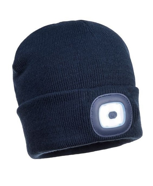 Berretto con doppia luce led Portwest B028 Berretto con doppia luce led Portwest B028