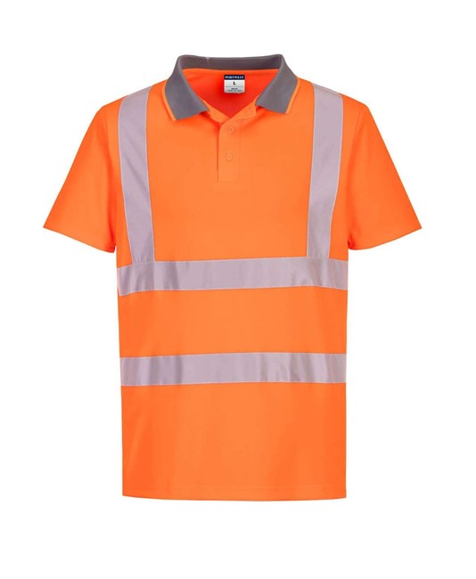 polo Eco alta visibilità a maniche corte Portwest EC10 polo Eco alta visibilità a maniche corte Portwest EC10