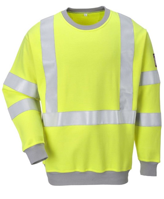 Felpa alta visibilità ignifuga e antistatica Portwest FR72 Felpa alta visibilità ignifuga e antistatica Portwest FR72