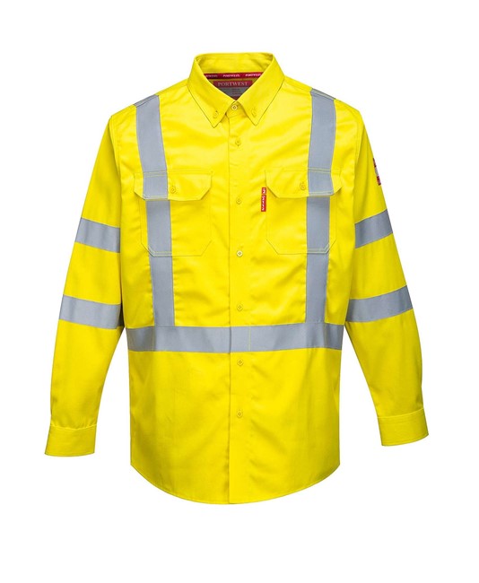 Camicia alta visibilità ignifuga Portwest FR95 Camicia alta visibilità ignifuga Portwest FR95