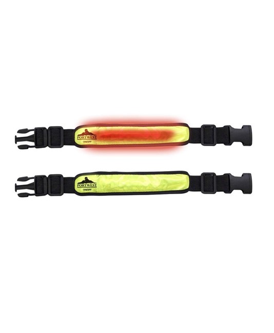 Fascia alta visibilità lampeggiante a batteria taglia unica Fascia alta visibilità lampeggiante a batteria taglia unica