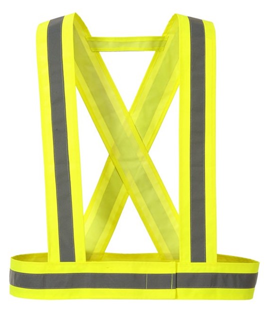 Bretelle alta visibilità con finitura antimacchia Bretelle alta visibilità con finitura antimacchia