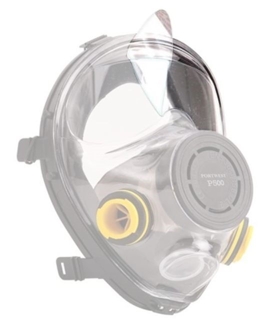 pellicole protettive Portwest per maschere pieno facciale POR P500 e POR P516 pellicole protettive Portwest per maschere pieno facciale POR P500 e POR P516