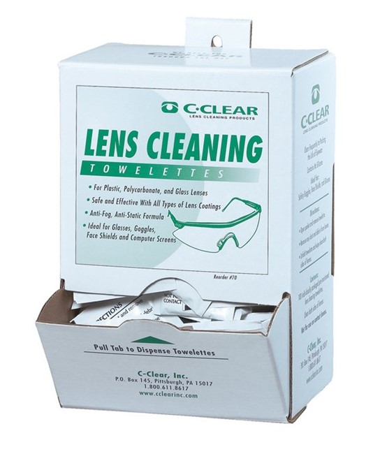 Dispenser da 100 salviette per occhiali Portwest PA01 Dispenser da 100 salviette per occhiali Portwest PA01