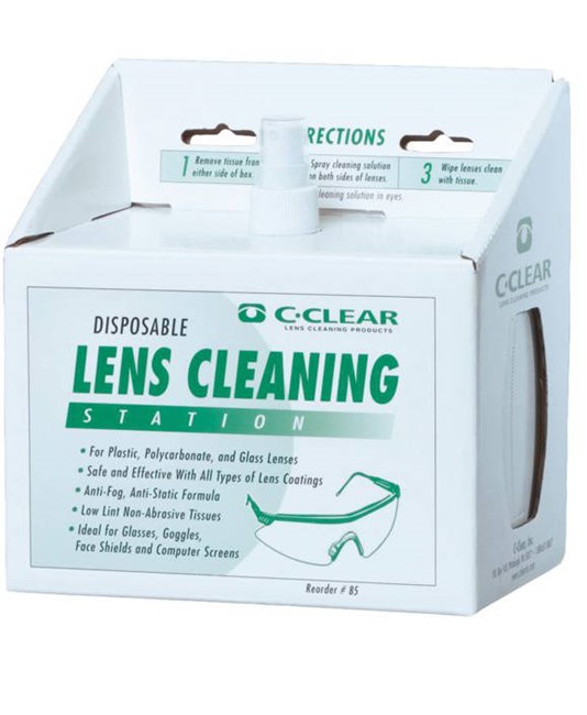 Kit pulisci occhiali con salviette e spray Portwest PA02 Kit pulisci occhiali con salviette e spray Portwest PA02