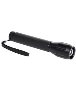 Torcia di sicurezza. Durata 30 ore. Nero. L21,5XD3 cm. 500 mt zoom. 700 lumen
