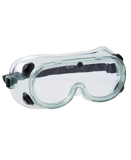 Occhiali a maschera per uso chimico Portwest PS21 Occhiali a maschera per uso chimico Portwest PS21