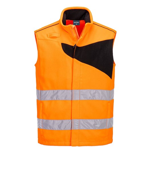 Gilet alta visibilità in pile Hi-Vis Portwest Gilet alta visibilità in pile Hi-Vis Portwest