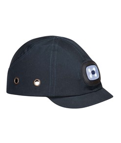 Cappellino paracolpi con visiera con LED ricaricabile Portwest PW29