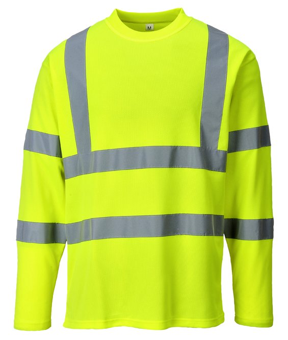 Maglietta alta visibilità manica lunga